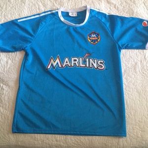 Mia Marlins Exclusive Soccer Jersey Mens XL Pepsi